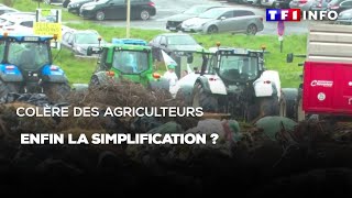 Colère des agriculteurs enfin la simplification [upl. by Lose]