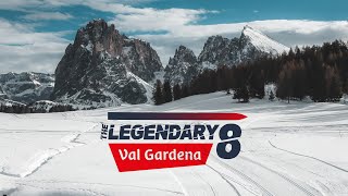 Skiing the Legendary 8 Val Gardena [upl. by Ayekal230]