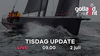 Race Update Tisdag 0900  Gotland Runt 2024 [upl. by Petes]