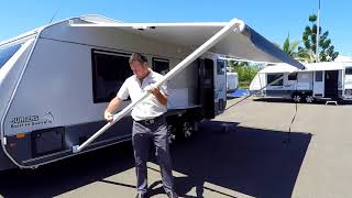 How To Roll Out amp Pack Up Your Roll Out Awning [upl. by Ahsienat]