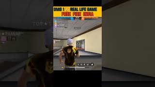 OMG😮 ये HAI REAL LIFE FREE FIRE INDIA😱IMPOSSIBLE🤯 shorts freefire garena shortsfeed [upl. by Baptlsta]