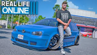 GELD MACHEN FÜR MEIN ERSTES AUTO  GTA 5 RP Real Life Online [upl. by Sherye]