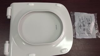 Unboxing toilet seat Duravit Durastyle slow closing [upl. by Regnig]