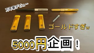 5000円企画！ぺんてるケリー アインシュタイン しかも、万年筆w [upl. by Kizzie]