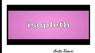 Isopleth method 9 th std Geography [upl. by Lamee]