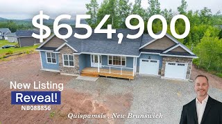 🎥Video Tour of 19 Bluegrass Lane Quispamsis NB E2E 1P5🎥 [upl. by Oinegue]