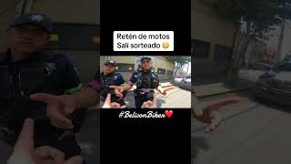 Operativo de motos salí sorteado dice 😳 moto elmundoenmoto humor automobile motoscicletas [upl. by Yuht595]