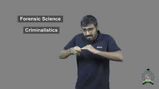 quotForensic Sciencequot or quotCriminalisticsquot  Indian Sign Language ISL Tutorial  How to sign [upl. by Llerehc340]