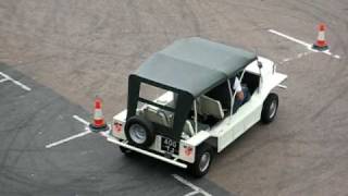 Moke does the gymkhana  London to Brighton Mini Run 2009 [upl. by Darcie173]