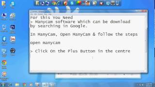 Tutorial How to Simulate Web Camera for Video Chats like Skype  Omegle Facebook Hangout etc [upl. by Nnylirehs]