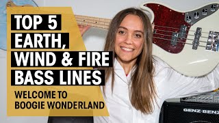 Top 5 Earth Wind and Fire Bass Lines  Verdine White  Thomann [upl. by Phillips]