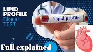 Lipid profile Lipid panel lipid test Purpose Procedure treatments High and low causes [upl. by Colbert]