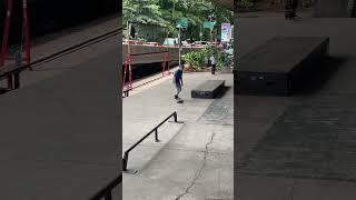 5050 Grind rail💯 skate skateboarding shortsvideo shortsfeed 5050grind [upl. by Kathrine]