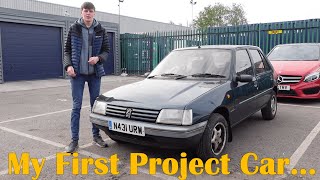 My New Project Car 1995 Peugeot 205 16 Auto  Mattys Cars [upl. by Dnomsad902]