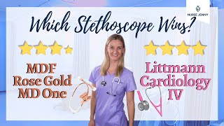 Littmann Cardiology IV Stethoscope Vs MDF Md One 777 Stethoscope [upl. by Joed]