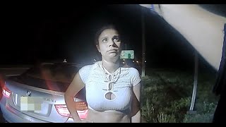 Anxious Drunk Blames Evil World For Her Impaired Driving in Brielle Borough NJ [upl. by Nosned]