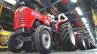 Tractor manufacturing plant  Production Mahindra amp Swaraj tractors [upl. by Areikahs]