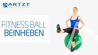 ARTZT vitality Fitness Ball  Beinheben [upl. by Naillig]