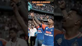 t20worldcup Indian team celebrate in wankhede stadium shorts ytshorts viral cricket [upl. by Cad]