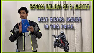 Rynox Helium GT 2 Jacket 🔥 Best Riding Jacket 🧥 Review  ARVlogy [upl. by Atena]