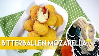 RESEP BITTERBALLEN MOZARELLA KEJU NYA MELTED BANGET [upl. by Kolk644]