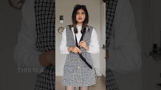 FallAutumn Styling with Plaid pattern pinafore styling ootd music fallfashion [upl. by Eberhart]