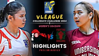 UE VS UP Full Game Highlights  VLeague Collegiate Challenge 2024 [upl. by Naes]