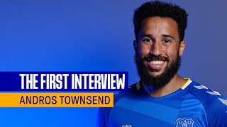 ANDROS TOWNSEND SIGNS FOR EVERTON  FIRST INTERVIEW WITH NEW BLUES WINGER [upl. by Sharon]