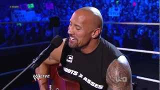 The Rock Concert  Raw March 12 2012 [upl. by Neukam]