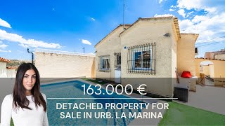 🌊Detached property for sale in La Marina  Properties for sale in Alicante  Ref 5657 [upl. by Enerehs]