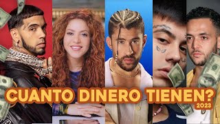 LOS 10 REGUETONEROS MÁS RICOS DE 2023 ❤ ¿Cuánto DINERO tiene BAD BUNNY [upl. by Sulienroc]