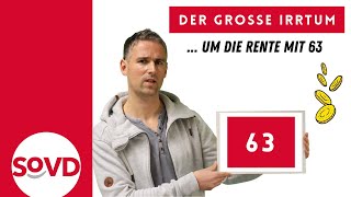 Der große Irrtum um die Rente mit 63 [upl. by Naz]