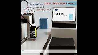 Laser displacement sensor high precision distance measurement [upl. by Campney]