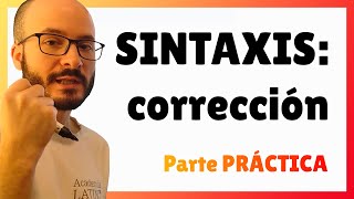 SINTAXIS ESPAÑOLA 🤔 oraciones resueltas y explicadas EntenderSintaxis [upl. by Enetsirhc126]