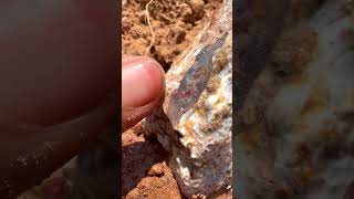 Finding Natural Beautiful Agate Gemstone In River Near The Mountain mining crystals agate quartz [upl. by Engvall]