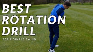 Best ROTATION DRILL for your Backswing and Downswing  Its super SIMPLE [upl. by Nioe16]