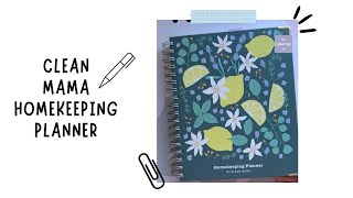 Clean Mama Homekeeping Planner Flip [upl. by Thoer671]