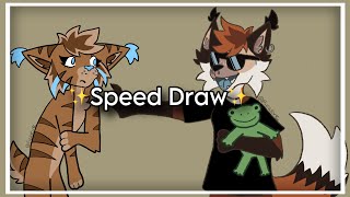 Old VS New Fursona Drawing Time Lapse ✨🐾  Procreate [upl. by Aldrich330]