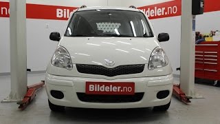 Toyota Yaris Verso Hvordan bytte bremser bak  1999 til 2005 mod [upl. by Enak]