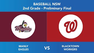 NSW State League  2nd Grade Preliminary Final  Manly vs Blacktown Workers [upl. by Cacie771]