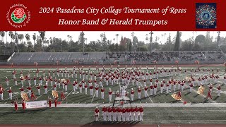 2024 PCC Tournament of Roses Honor Band amp Herald Trumpets Day 1  2024 Pasadena Bandfest [upl. by Okwu753]