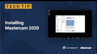 Installation Instructions  Mastercam 2020 Tech Tip [upl. by Eltsirk]