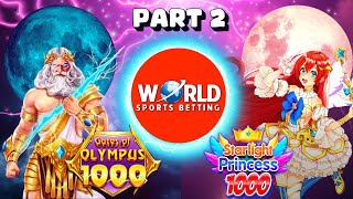 Gates of Olympus 1000 amp Starlight Princess 1000 on World Sports Betting Part 2 GIVEAWAY [upl. by Silverstein]