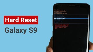 How to Hard Reset Samsung Galaxy S9 [upl. by Acirderf]