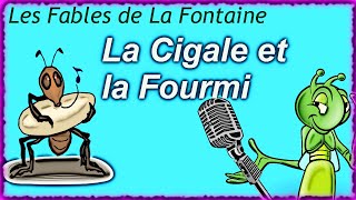 Les Fables de La Fontaine  La Cigale et la Fourmi  Livre Audio  Français Neutre [upl. by Nnayrrehs]