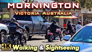 MORNINGTON Walking Tour 4K Ultra HD  Main Street  Mornington Peninsula Victoria Australia  Town [upl. by Nixie]