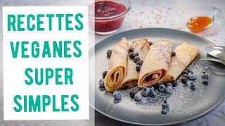 🌱3 recettes de crêpes veganes que vous auriez voulu connaitre avant [upl. by Ahsilrak]