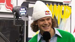 Thoughts and feelings  Lucas Braathen returns to World Cup skiing representing Brazil weareskiing [upl. by Enaasiali550]