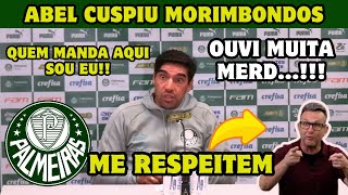 ABEL SOUTOU OS CACHORROS NA COLETIVA DE IMPRENSA E EXIJIU RESPEITO [upl. by Isidro415]