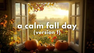 Fall Farm Ambience 🍂ㅣBirds Chirping Background Music amp relaxing ASMRㅣAutumn Ambience [upl. by Dodge]